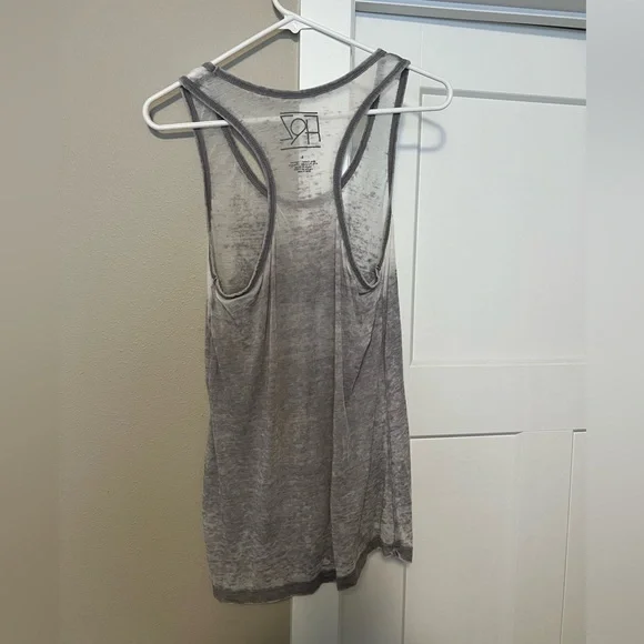 Gray and Black Cat Face Tank Top with Sunglasses - Picture 4 of 4